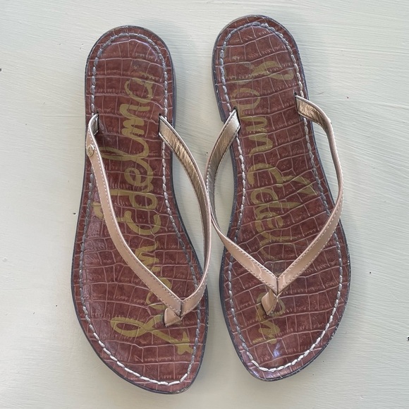 Sam Edelman Shoes - Sam Edelman Classic Champagne Gracie Sandals 6.5